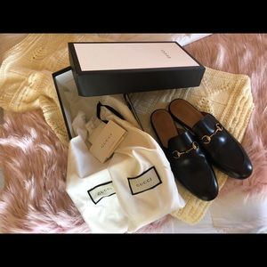 SOLD-GUCCI Princetown Loafer Mules